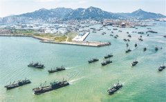 伏季休渔结束渔民出海捕捞