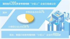 我国培育专精特新“小巨人”企业约9000家（新数据新看点）